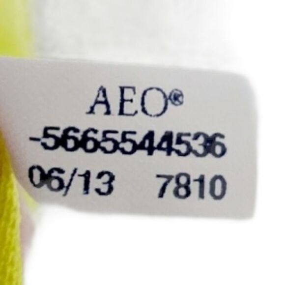 Aerie Neon Racerback Tank Semi-sheer Loose Green - Picture 5 of 6